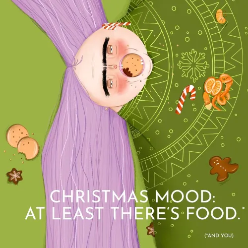 WEIHNACHTSKARTE &bdquo;CHRISTMAS MOOD&ldquo; 