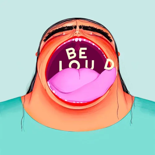 PRINT "BE LOUD" (A4) 