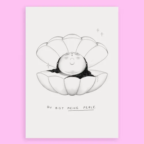 POSTKARTE "PERLE" 
