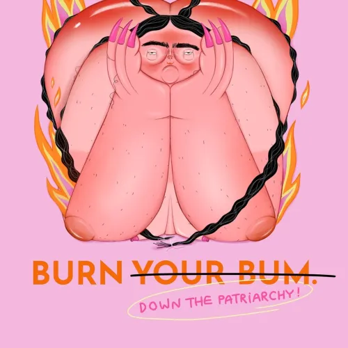 POSTKARTE "BURN IT DOWN" 