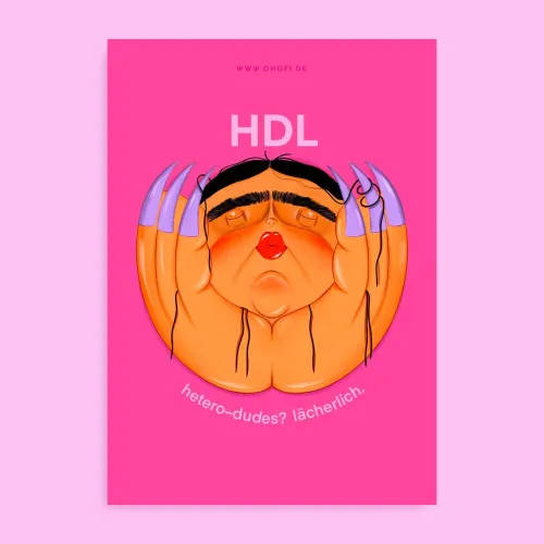 POSTKARTEN "HDL" 