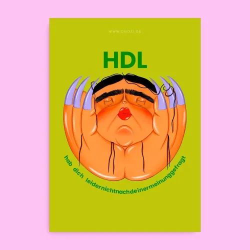 POSTKARTEN "HDL" 